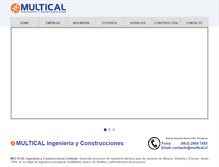 Tablet Screenshot of multical.cl